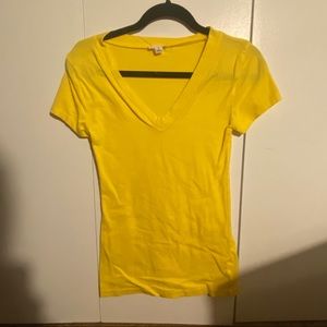 Yellow Vneck